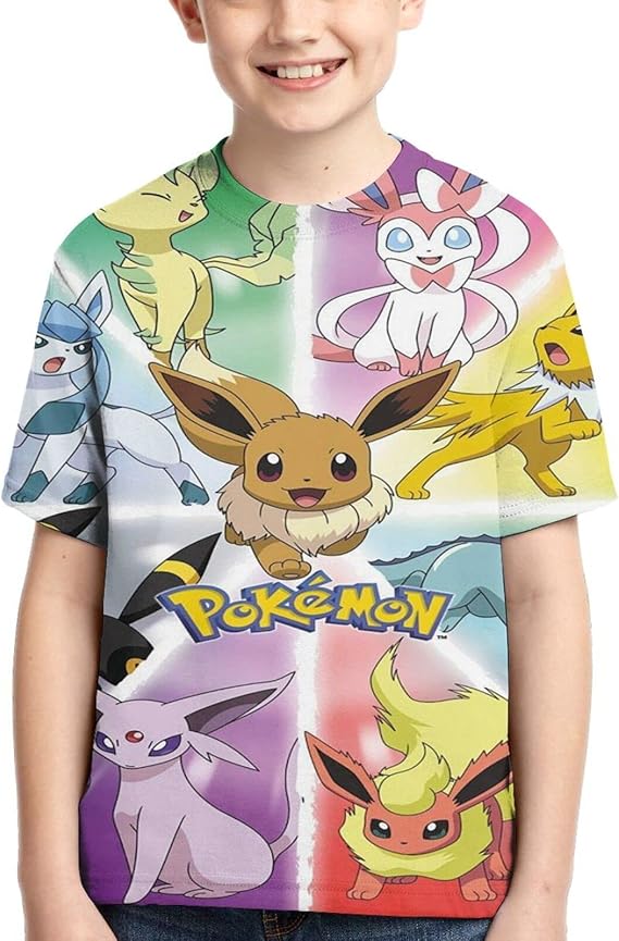 Amazon Co Jp ピカチュウ 子供 Tシャツ 3dプリント 半袖 男の子 女の子 ユニセックス 服 ファッション小物