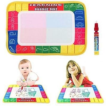 Casey Upgraded Version Drawing Water Pen Painting Magic Doodle Aquadoodle Mat Board Kid Boy Girl Toy(None Color)