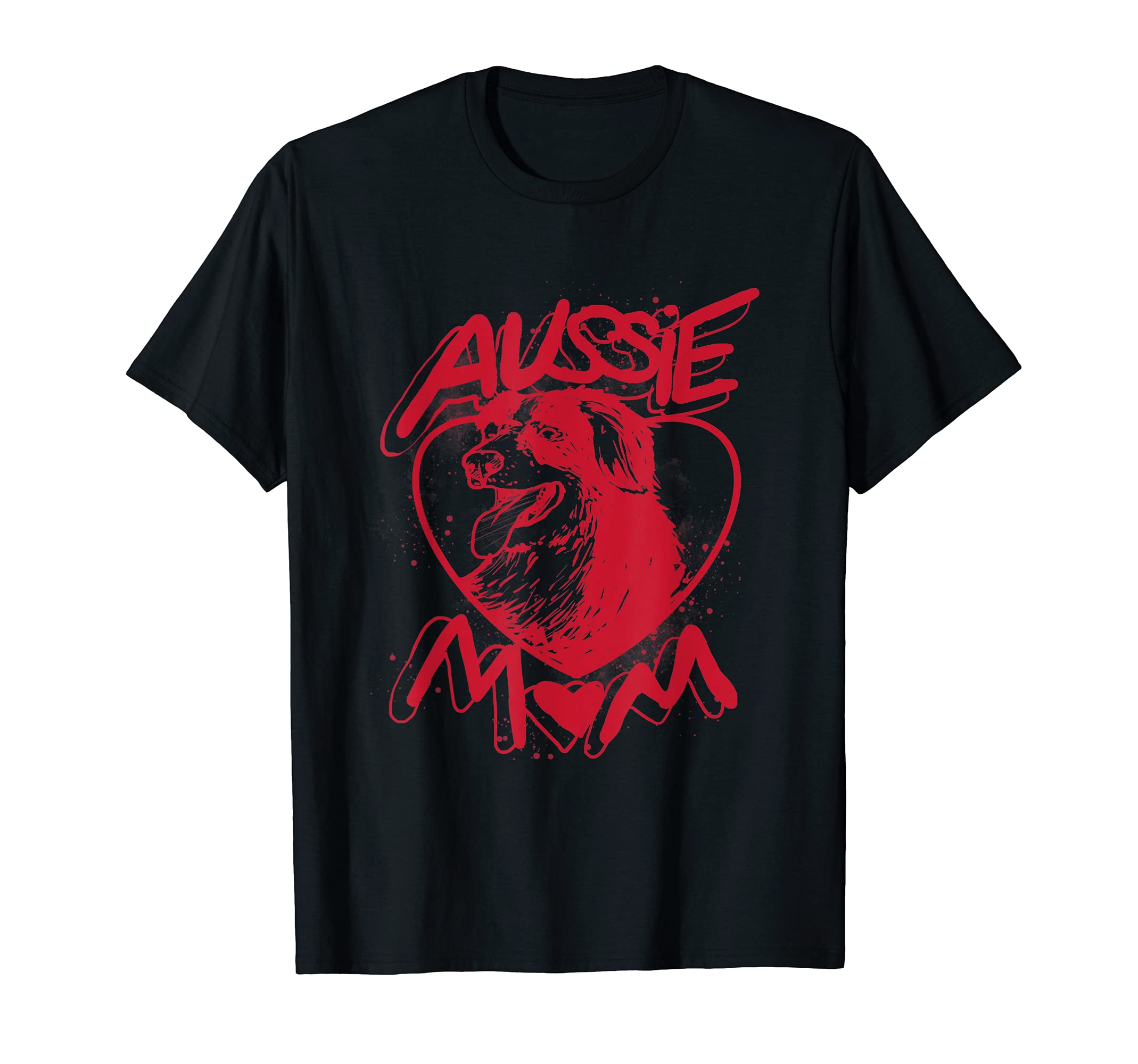 Aussie Australian Shepard Dog Mom T-Shirt