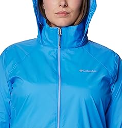 Columbia Womens Switchback IV Rain Jacket, Harbor