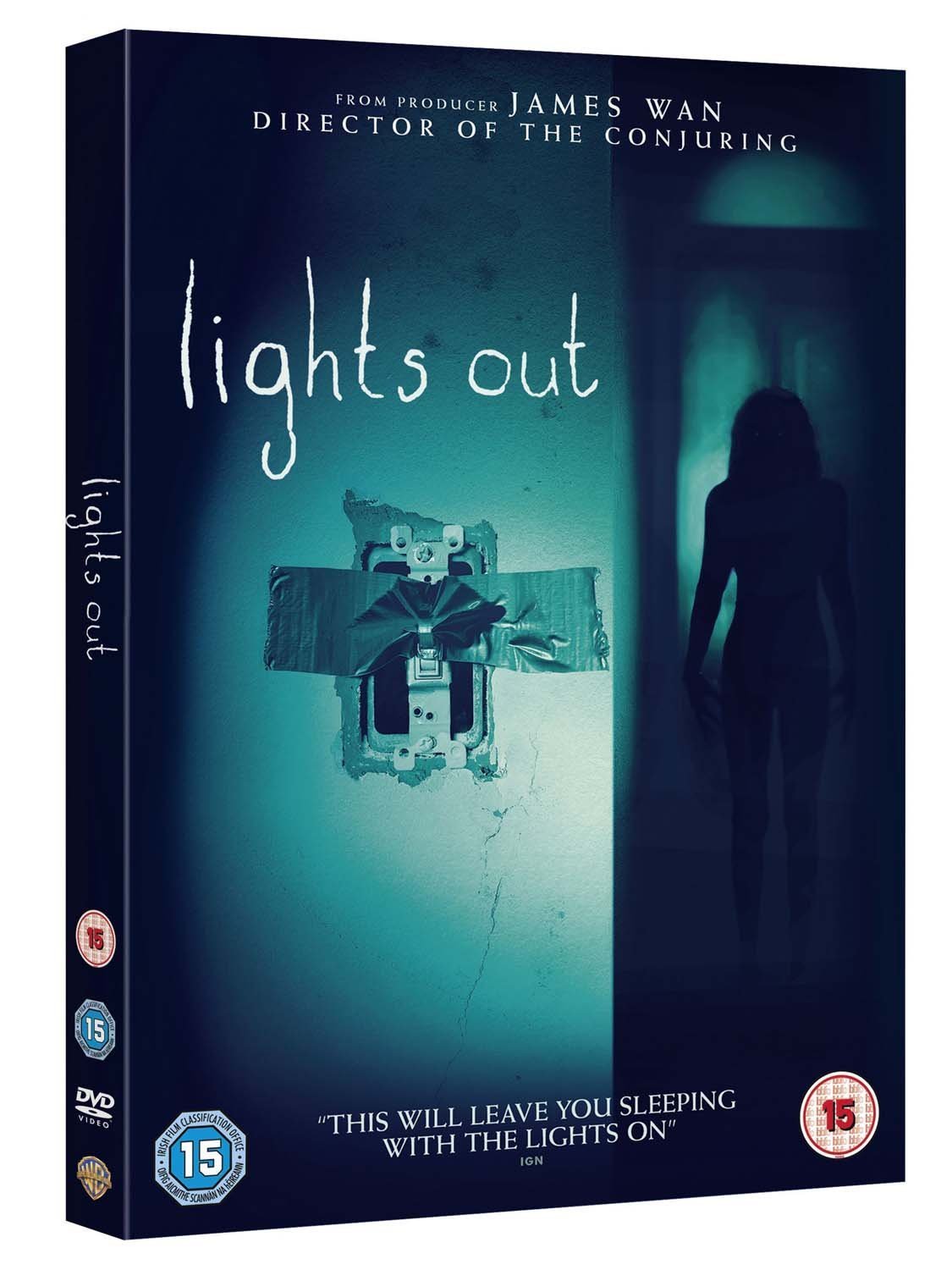 Lights Out DVD + Digital Download Fully Packaged Import Region 2