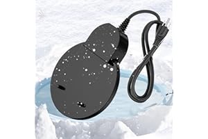 Aispama Birdbath Heater Chicken Water Heater Submergible Pond Deicer,Upgraded Cast Aluminum Bird Bath Deicer with 9.8 FT Water Proof Cord, Teflon Coating,Thermostatically Controlled