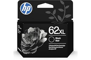 HP 62XL Black High-Yield Ink Cartridges | Works with Printer Series: Envy 5540, 5640, 5660, 7640, OfficeJet 5740, 8040, OfficeJet Mobile 200, 250 | Instant Ink Eligible | C2P05AN | Packaging May Vary
