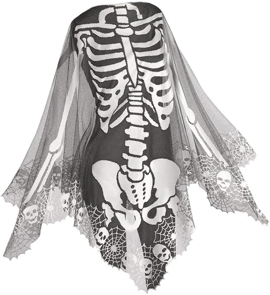 Heritage Lace Skeleton Poncho: Clothing