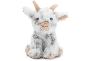 The Petting Zoo Goat Stuffed Animal Plushie, Gifts for Kids, Wild Onez Babiez Farm Animals, Goat Plush Toy 6 inches