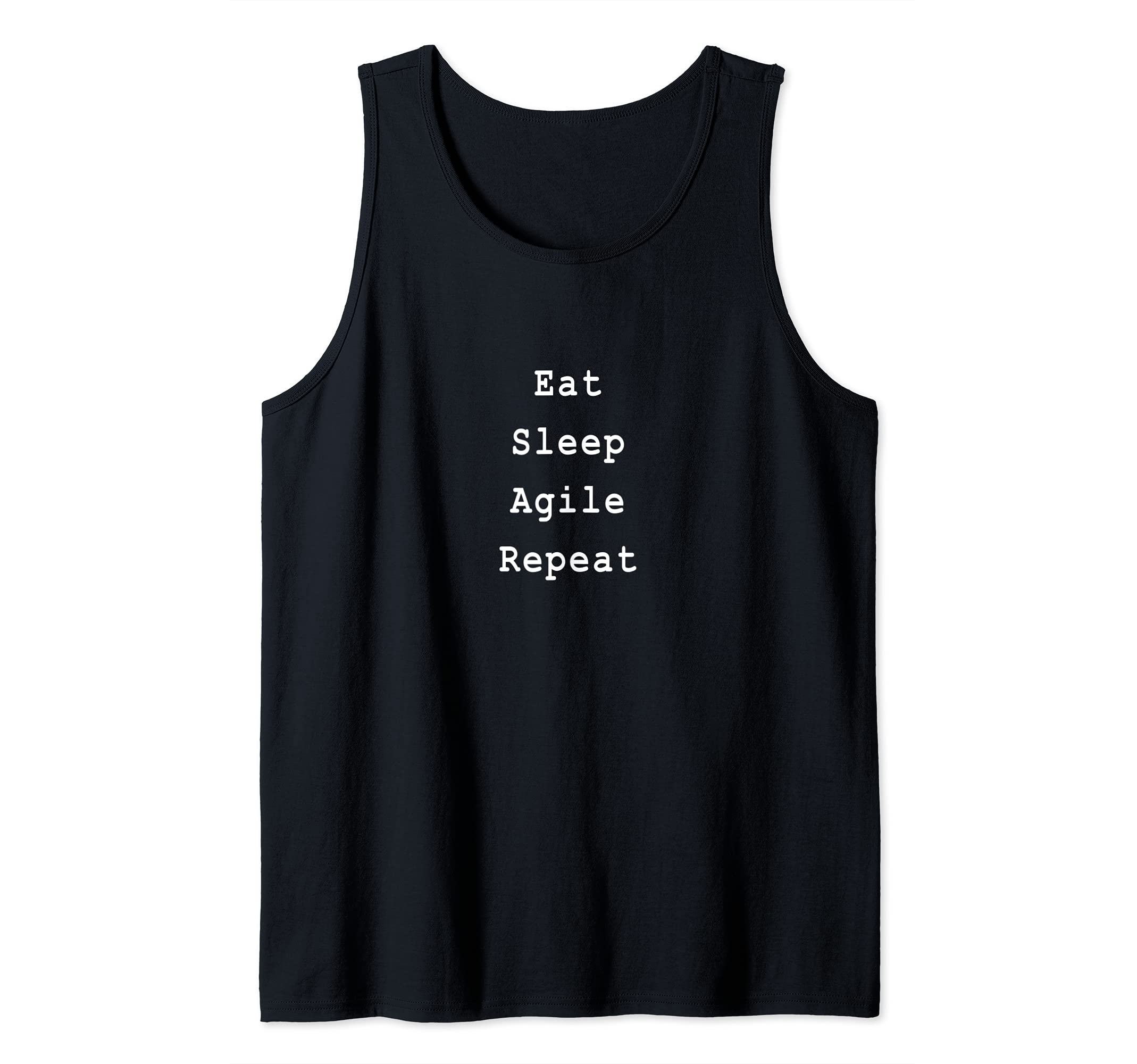 Eat Sleep Agile Scrum Project Management Funny PM Coach Tank Top