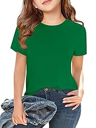 Girls Short Sleeve T Shirts Kids Summer Tops