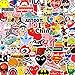 Fashion Brand Laptop Stickers Logo - Decals Vinyl Waterproof for Water Bottle Cars Motorcycle Bicycle Bumper Skateboard Luggage iPad Phone Case DIY Decoration Gift 88 pcs