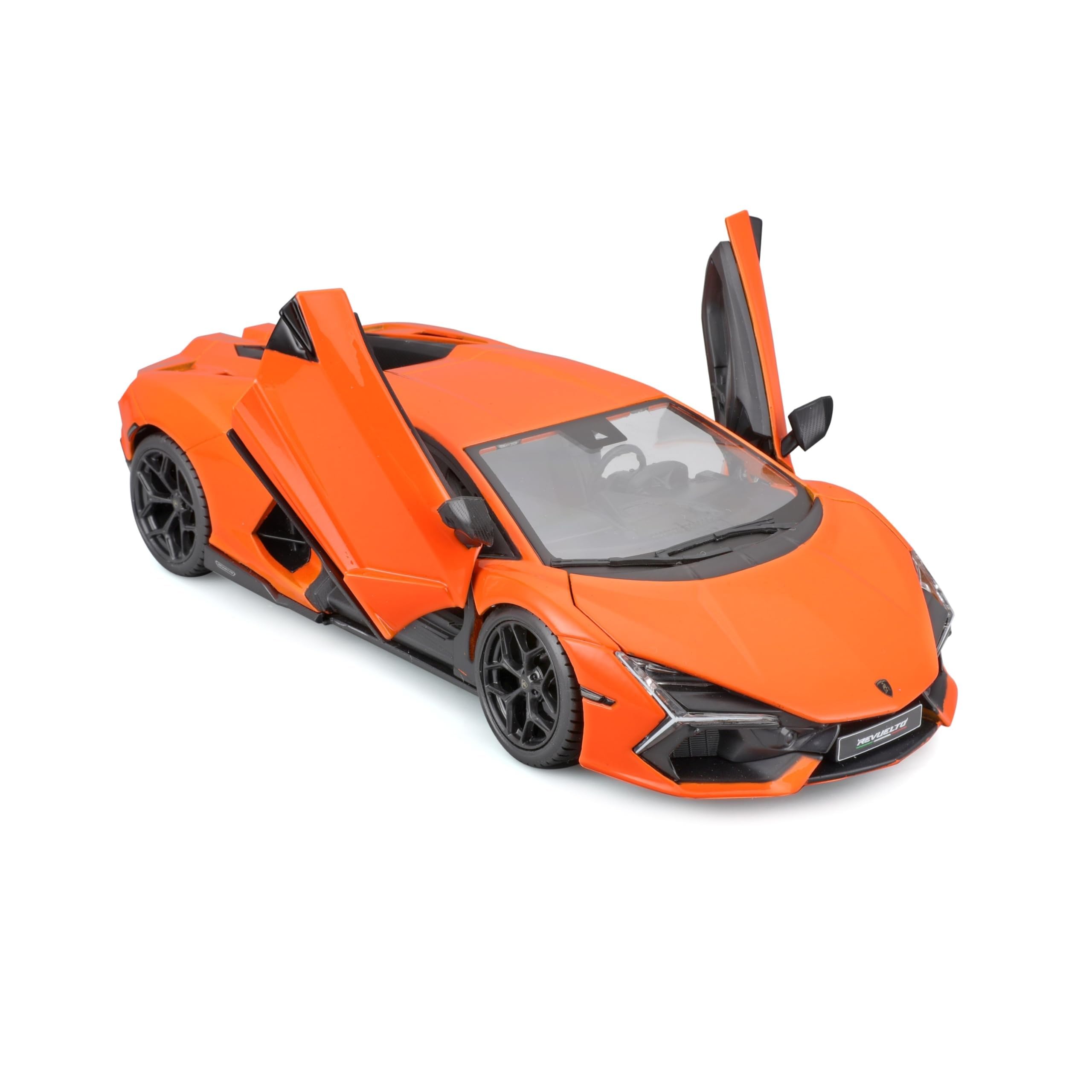 Bburago - Lamborghini Revuelto - Realistisches Automodell im Maßstab 1:24, Diecast Replica mit zu öffnenden Türen, Offizielle Lamborghini Lizenz, Empfohlenes Alter 3+ Jahre 5