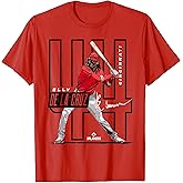 License Champs Elly De La Cruz | Cincinnati MLB Players League | MLBCRU4022 T-Shirt, Small, Red