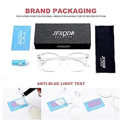 JFXQDR Women's Blue Light Blocking Glasses, TR90