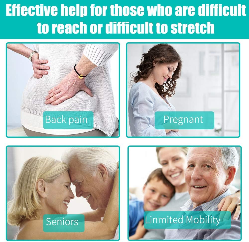 Kirimon Long Reach Comfort Toilet Wiping Aids Tools - Self Assist Bathroom Bottom Buddy Wiping Toilet Aid for Limited Mobility,Elderly, Pregnancy,Disabled, Arthritis,Shoulder or Back Pain,Surgery: Health & Personal Care