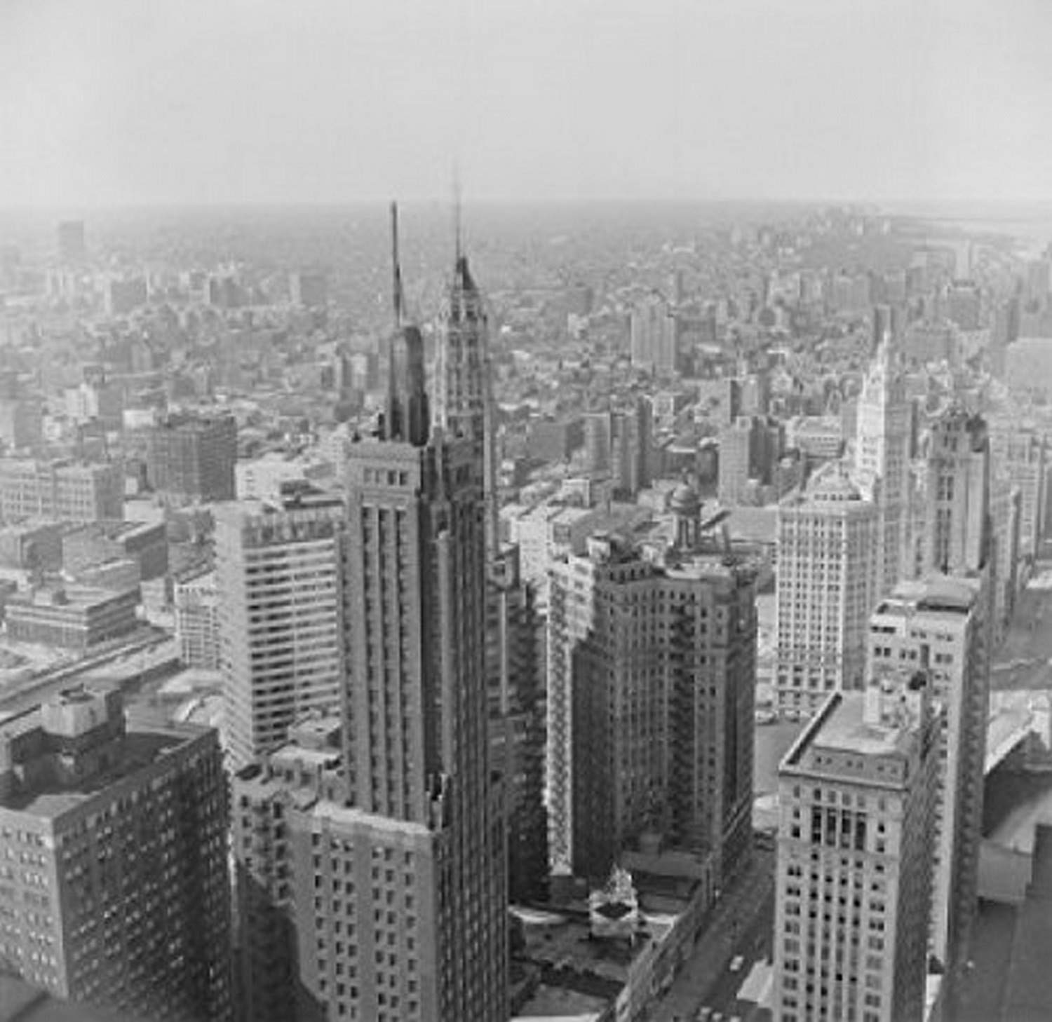 USA Illinois Chicago Downtown from Prudential Building Poster Print (24 x 36)