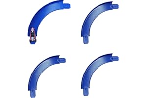 Ahpoon Track Pieces Connectors Compatible with Hot Wheels,90 Degree,Size XL,4 Packs
