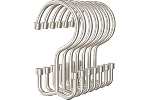 OEH Shower Curtain Hooks, 12 Pcs Shower Curtain Rings, Durable Shower Curtain Hooks Rust Proof, Shower Rings for Curtain, Fre