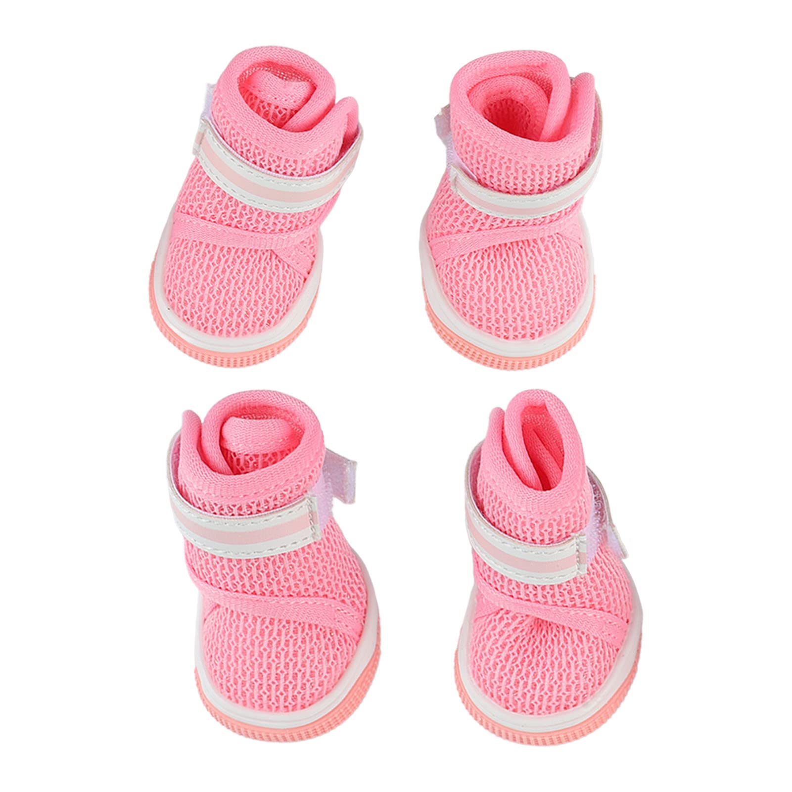 Photo 1 of 4Pcs Non Slip Breathable Mesh Summer Dog Booties Puppy Protector Dog Hiking Shoes Outdoor Puppy Shoes, Dog Sandals for Medium Large Dogs BootsBoots & Protectors