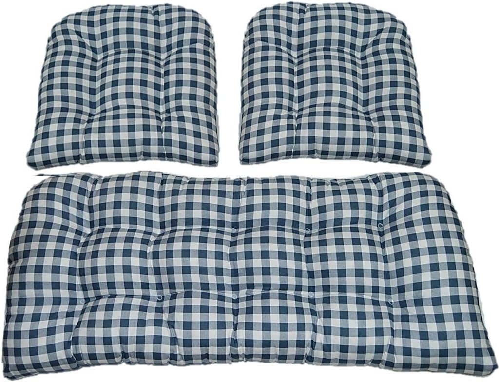 Best Country Plaid Kitchen Chair Cusions