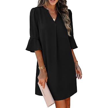 casual fashion dress for women Amazon Best Sellers: Best Women's Dresses color:Pink making it suitable for gift_shoes Black Bodycon Dresses |
