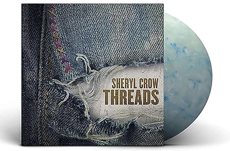 Sheryl Crow Threads Exclusive Limited Edition Blue White Marble Colored 2x Vinyl Lp Condition Vg Nm Amazon Com Music