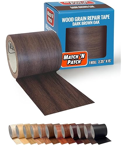 Match 'N Patch Realistic Repair Tape, Dark Walnut : Amazon.ca: Home