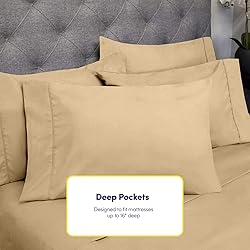 Twin Size Bed Sheets - 4 Piece 1500 Supreme