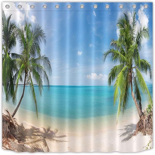Cortines De Dutxa De Platja Tropical