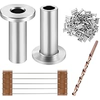 thumbnail image 2 of T316 Stainless Steel Protective Sleeve For 1/8" & 3/16" Cable Railing, 250mm Length 2 of 4