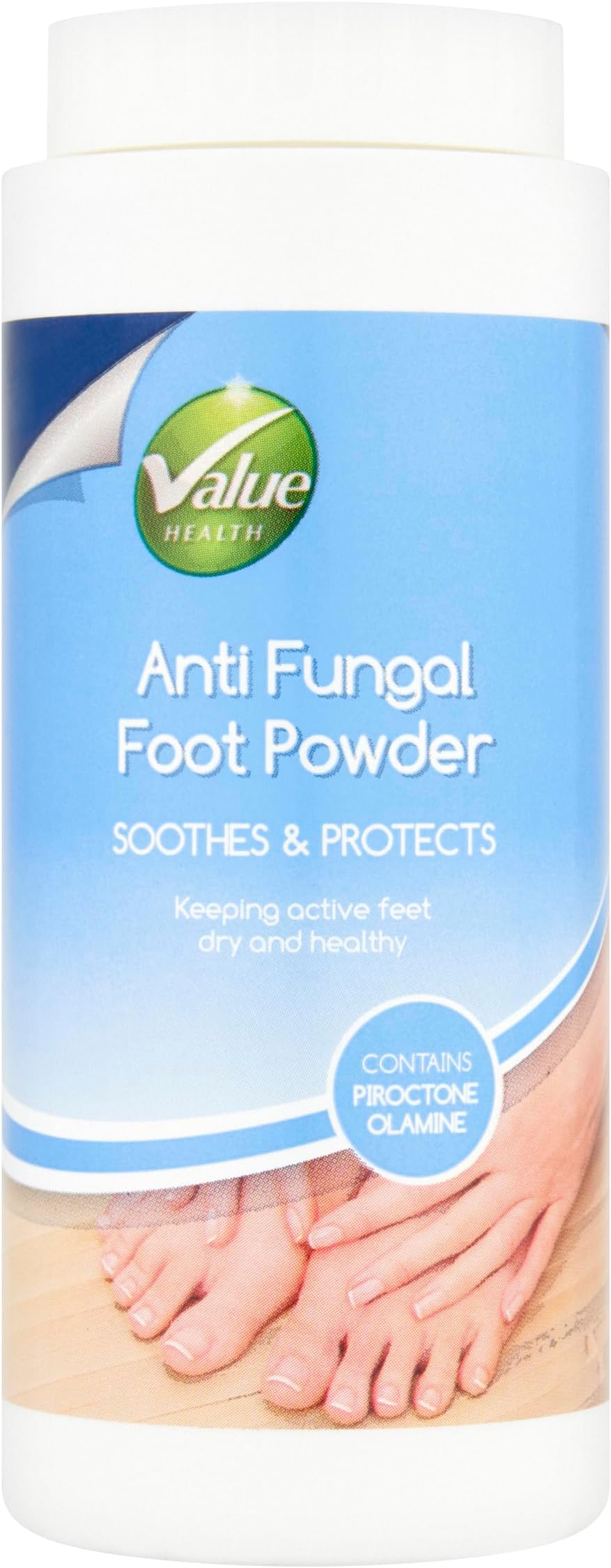 Value Health Anti Fungal Foot Powder 150g 2 x 75g Packs