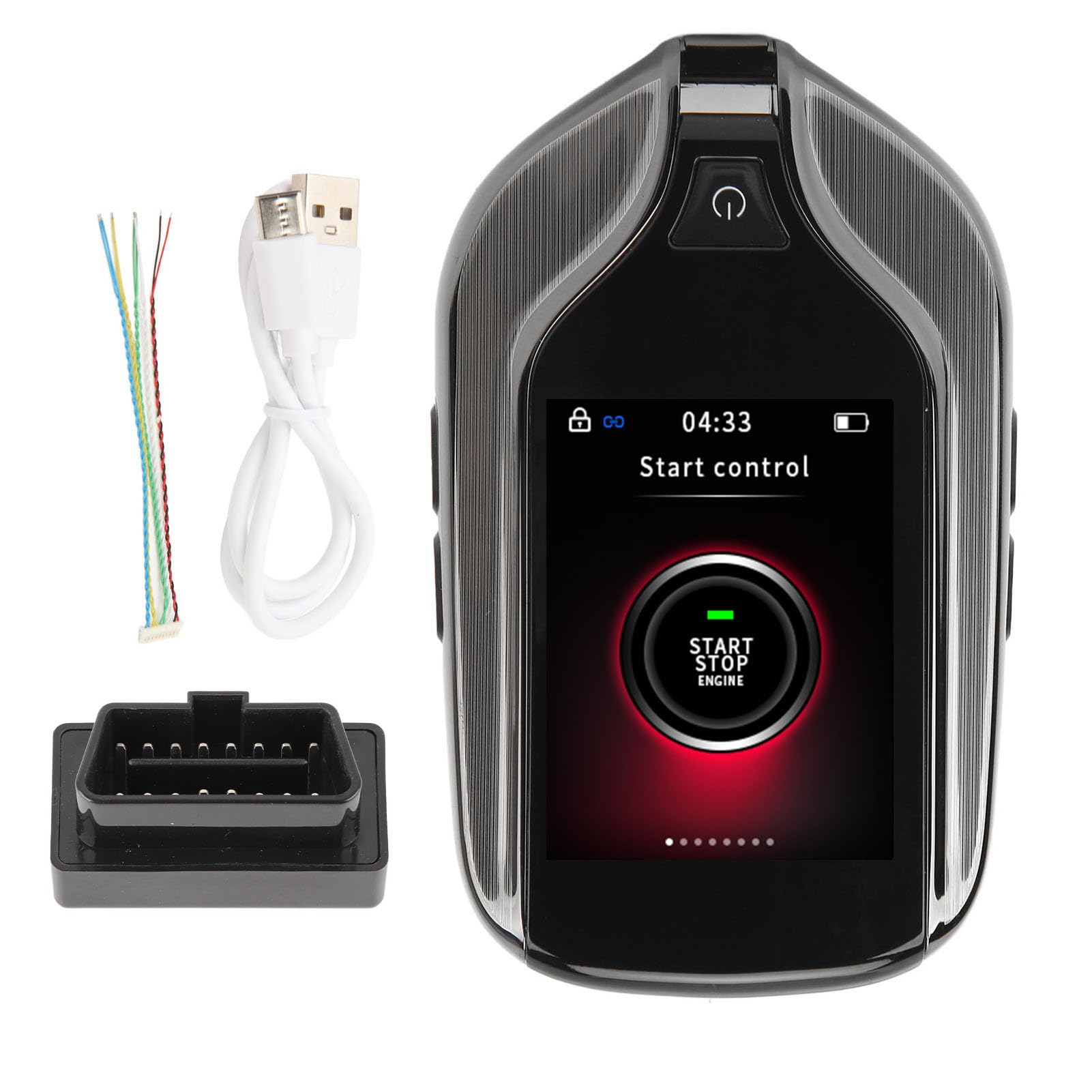 Photo 1 of LCD Smart Key, Universal MA?100 LCD Smart Key Remote Keyless Entry for All Start Stop Engine Button Car Key Fob Keyless Entry Remote