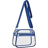 Clear Bag for Stadium Events Clear Sports Fan Handbags Purses with Adjustbale Strap for Concerts Festivals Game Day
