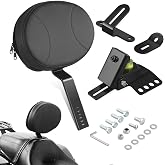 Adjustable Driver Backrest for Harley Davidson1997-2026(FIXED BACKREST) | Motorcycle Rider Backrest Fit for Touring Street Glide Road King Road Glide Electra Glide