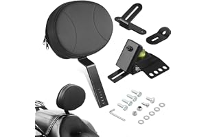 Adjustable Driver Backrest for Harley Davidson1997-2026(FIXED BACKREST) | Motorcycle Rider Backrest Fit for Touring Street Glide Road King Road Glide Electra Glide