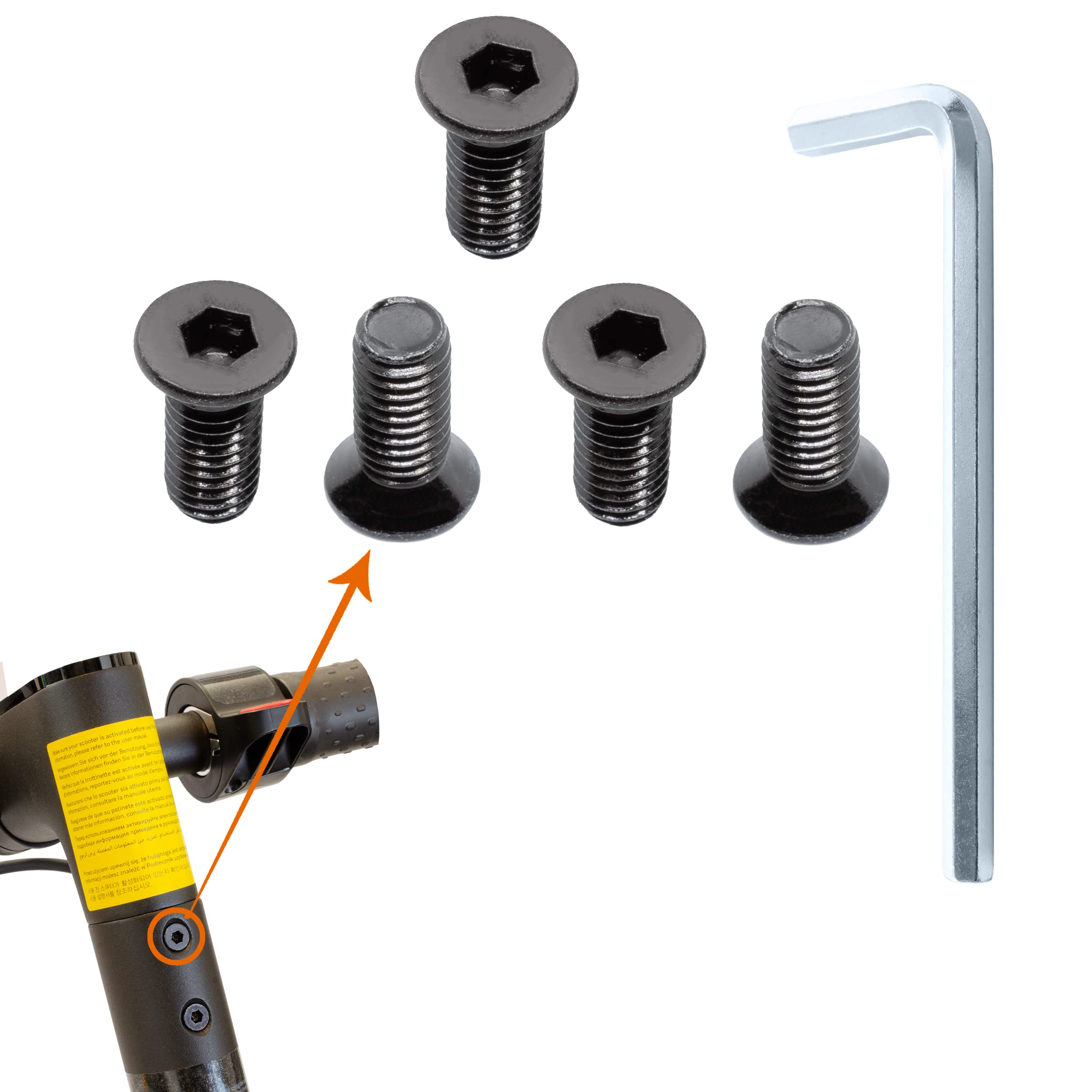 M365Lyon Screw Handlebar Electric Scooter Xiaomi M365 M365 Pro 2 Essential Pro2 and 1S