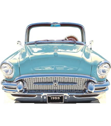 Amazon.com: Classic 1955 Yellow Car Coupe Stand-in Cardboard