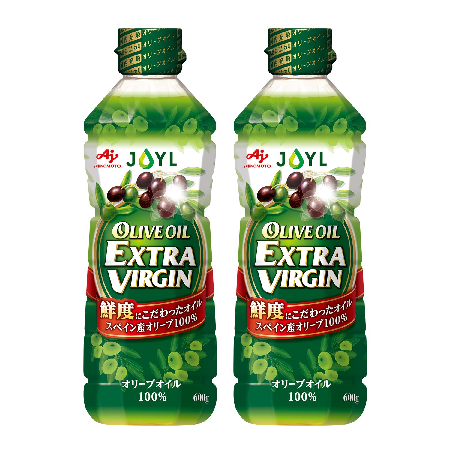 味の素 JOYL AJINOMOTO オリーブオイルエクストラバージン 600g 2本の商品画像
