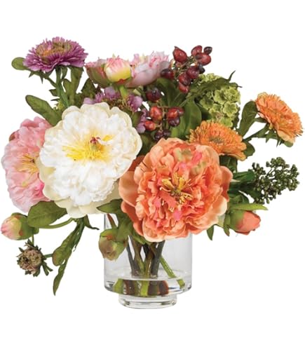 Amazon.com: Nearly Natural Rubrum Lily with Large Cylinder Floral