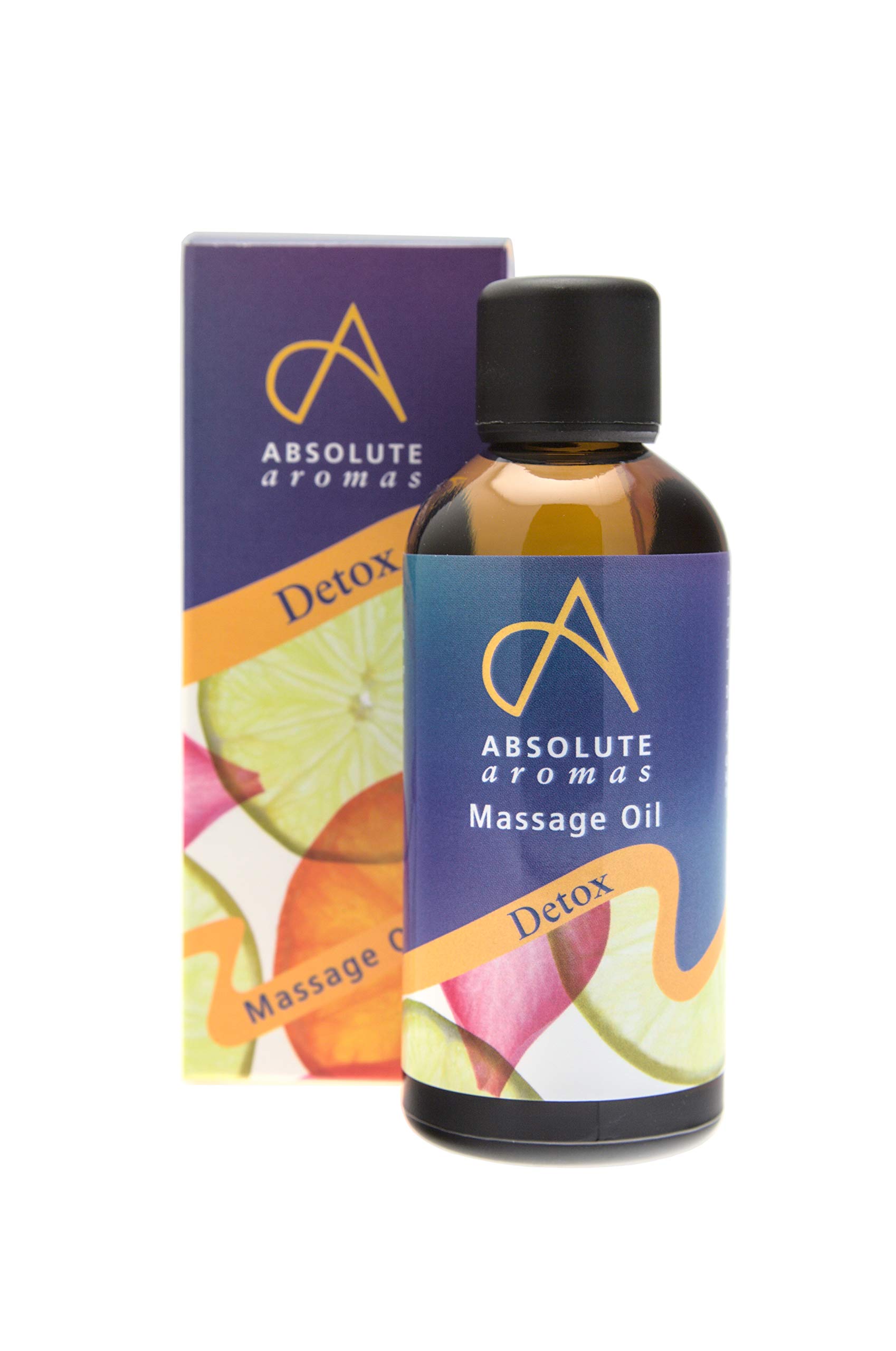 Absolute Aromas Detox Bath & Massage Oil - Grapefruit, Juniperberry and Cedarwood Pure Essential Oils in a Jojoba, Sweet Almond & Evening Primrose Base