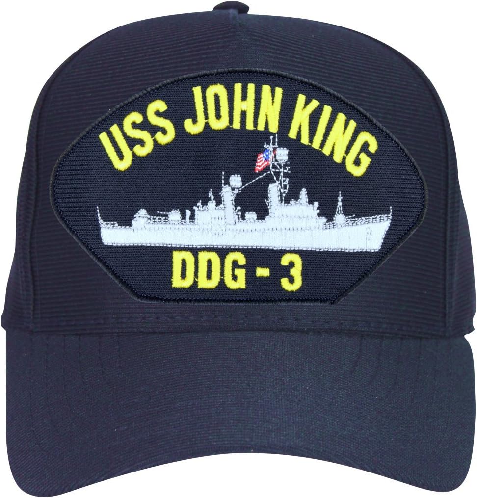 USS John King DDG-3 Ball Cap Hat
