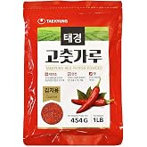 NONGSHIM TAEKYUNG Korean Chili Powder, Gochugaru Chili Flakes. Kimchi Powder (Flake, 1lb) - 100% Red Pepper Flakes for Korean