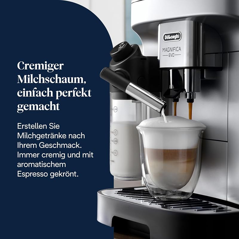Magnifica Evo - Kaffeevollautomat 7 Getränke Silber-Schwarz — Foto 6 von 8