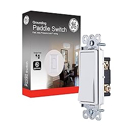 GE Paddle Rocker Switch - Single Pole