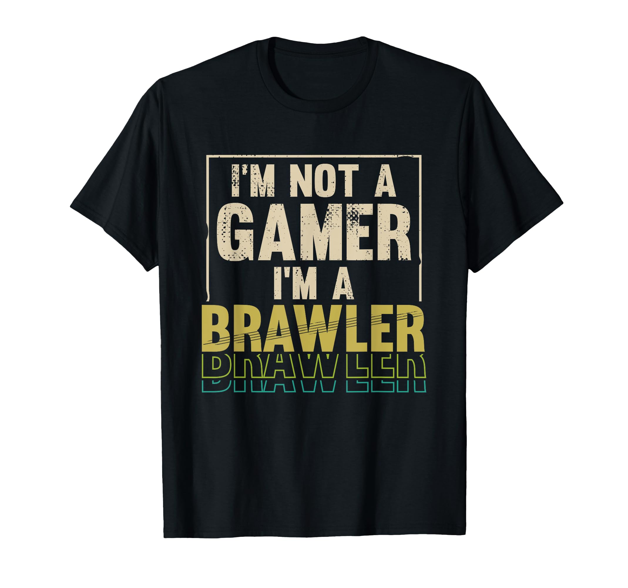 Photo 1 of I'm not a Gamer I'm a Brawler Showdown Stars T-Shirt **RED S**