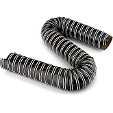 GASHER 10ft Length 2.5 inch Intake Hose Automotive Air Duct Hose, Silicone Flexible Cooling Ducting for Air System
