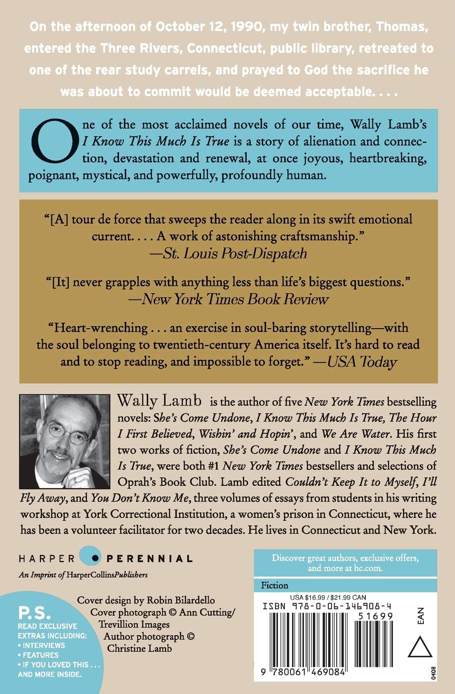I Know This Much Is True A Novel P S Lamb Wally