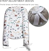 SONARIN Baby Nest Newborn Lounger Double Sided 88x53 cm 100% Cotton Gray view 3