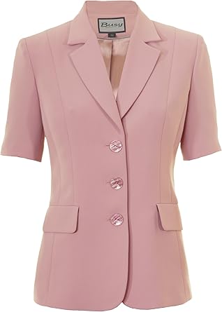 women's short sleeve blazer jacket