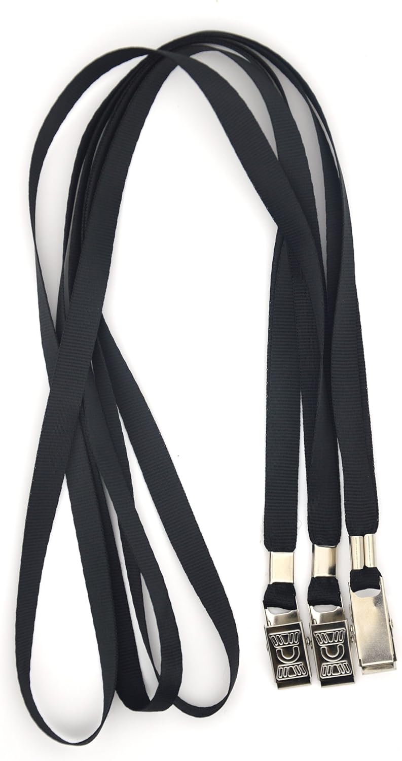 Badge Holders Office Products Bird Fiy 50 Pcs Nylon Cord Lanyards