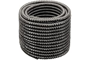 HydroMaxx® Non Kink, Corrugated, Flexible PVC Water Garden Hose and Pond Tubing. Thick Wall. US/UL Sizing (1" Dia. x 25 ft)