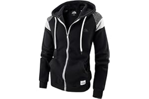 LAIWANG Men's Full Zip Fleece Hoodie zippered Color Block hooded slim Fit Long Sleeve Lightweight Sweatshirt