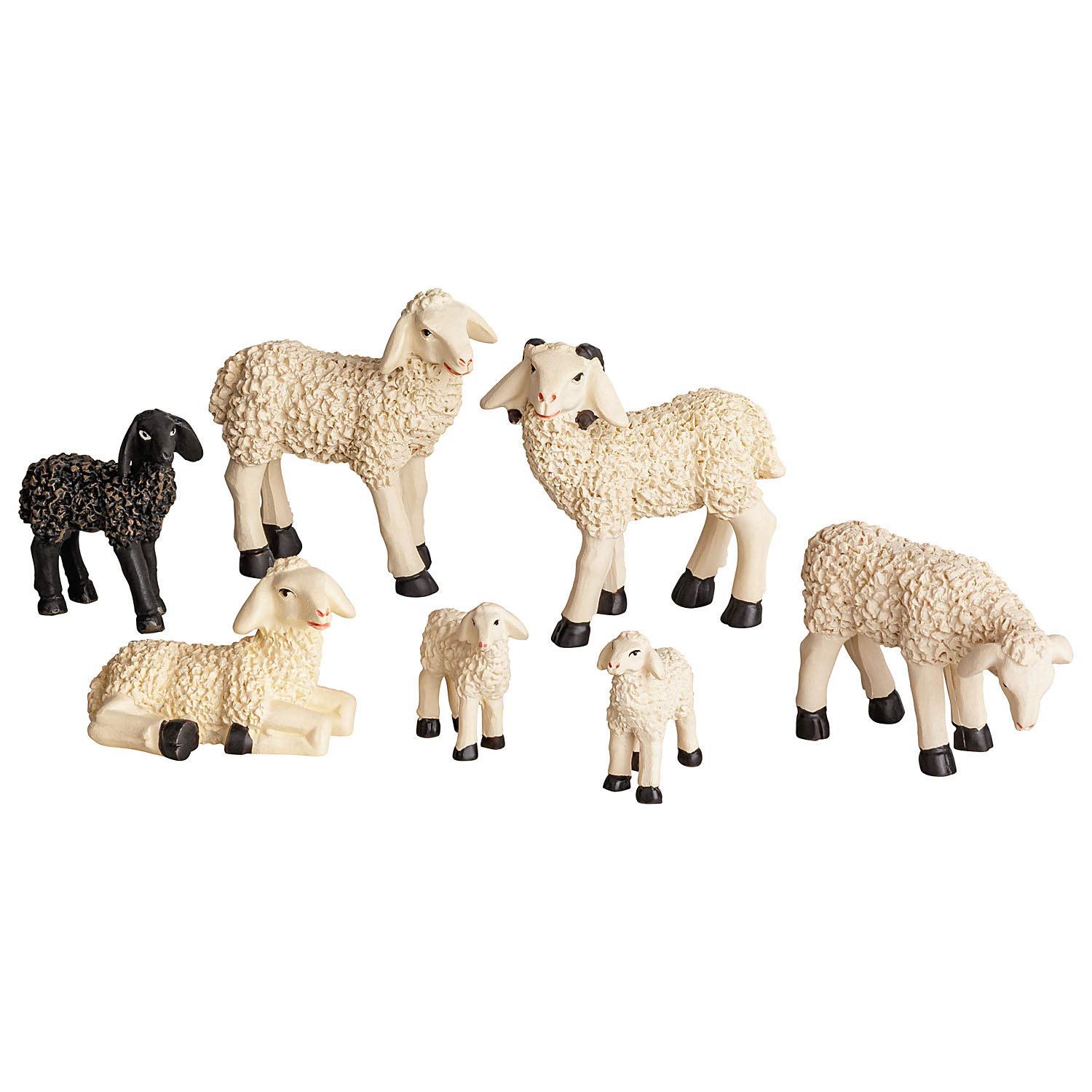 MaMeMi Seven Landscapes Nativity Animals & Nativity Figures [Scale 12 cm - for Figures with 12 cm Height] Nativity Scene Accessories / Accessories for Nativity Scenes
